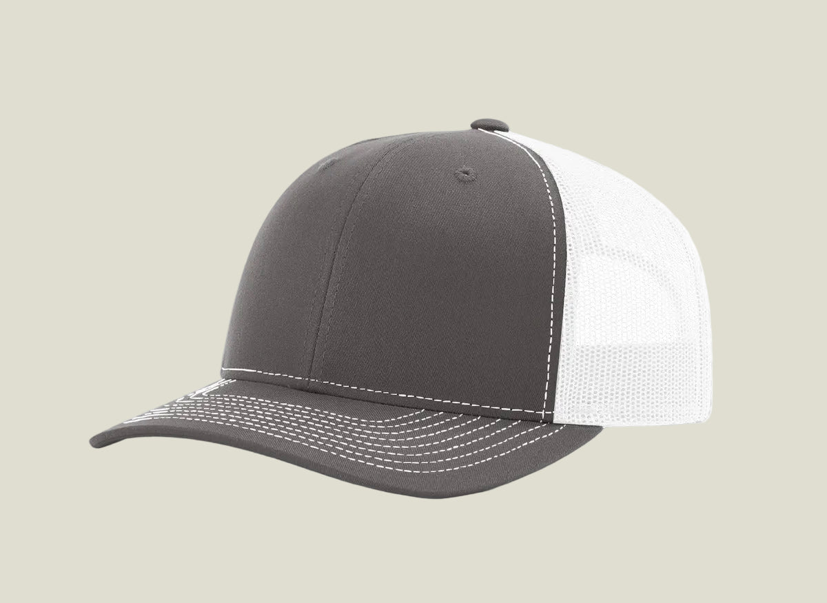 Charcoal/ White