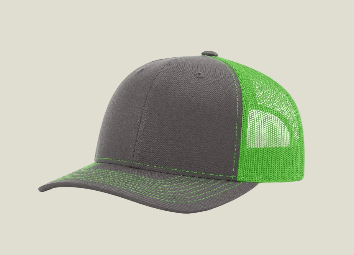 Charcoal/ Neon Green