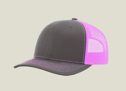 Charcoal/ Neon Pink
