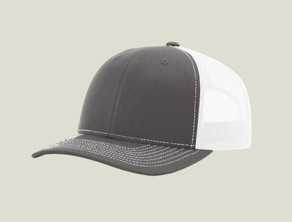 Charcoal/ White