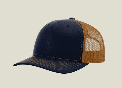 Navy/ Caramel