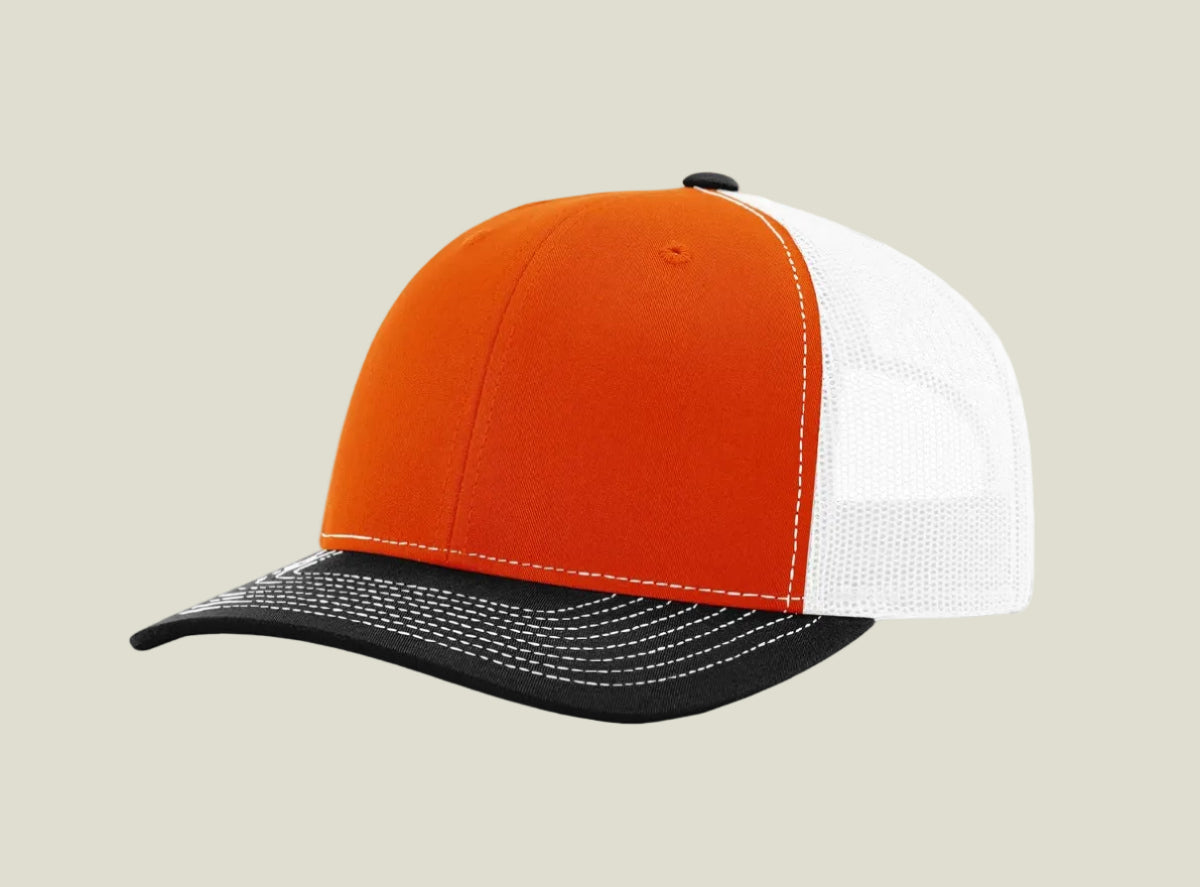 Orange/ White/ Black