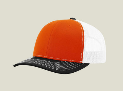 Orange/ White/ Black