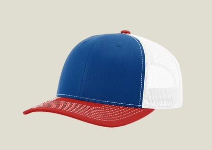 Royal/ White/ Red