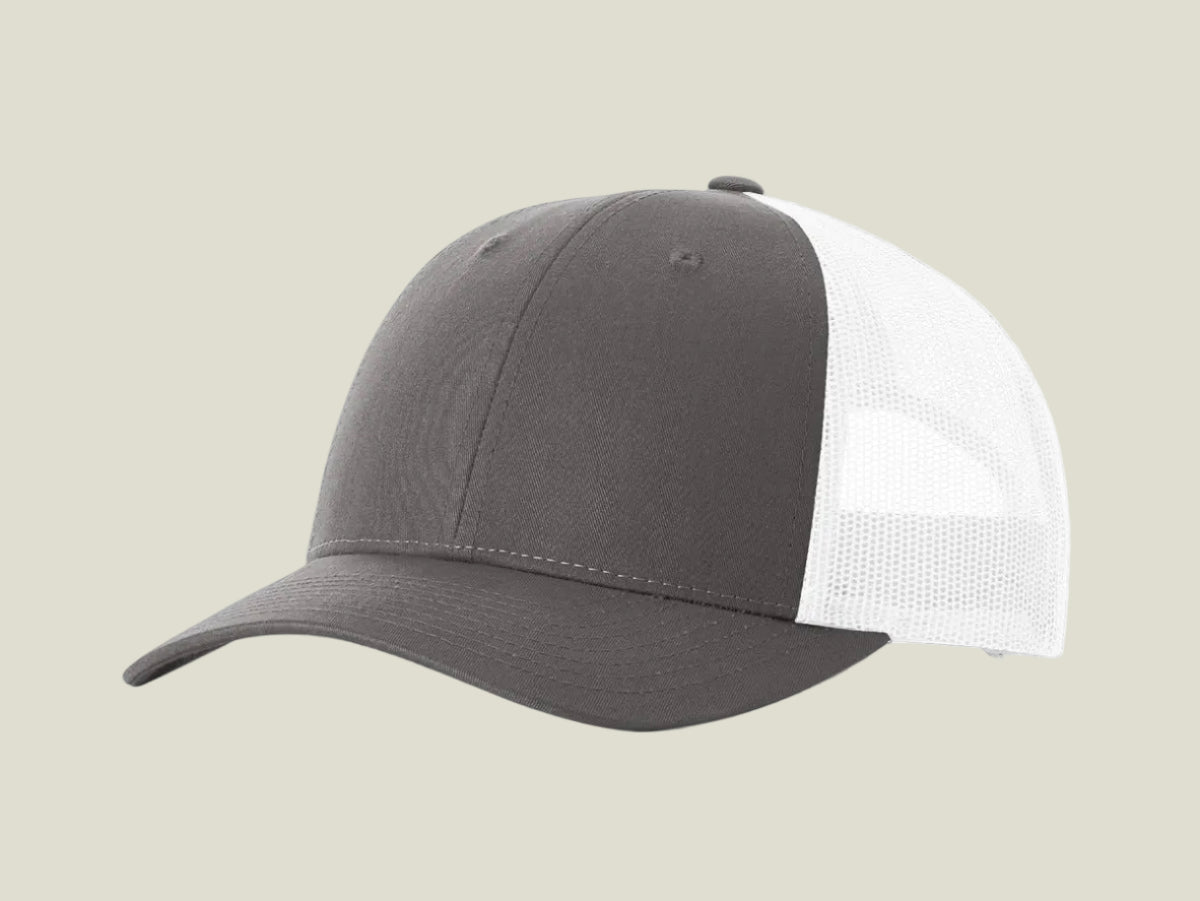 Charcoal/ White