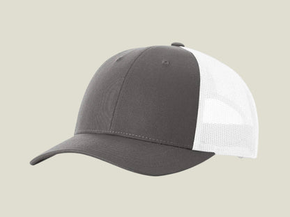 Charcoal/ White