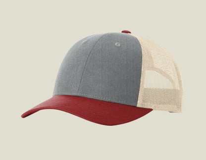 Heather Grey/ Birch/ Cardinal