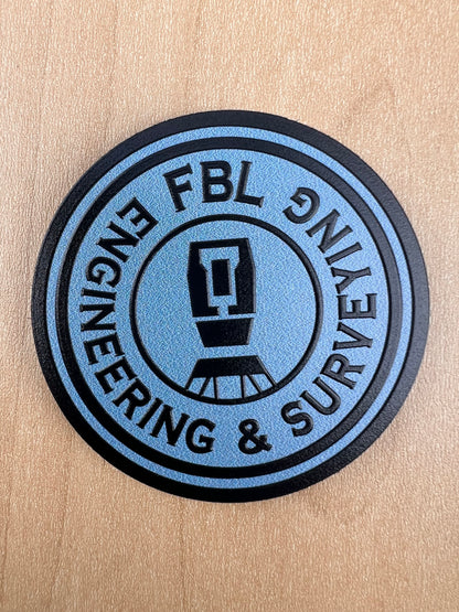 Full Color UV-Printed Leatherette Patches | Custom Logos, Weddings, Business Branding
