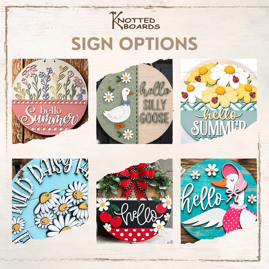 Sweet Summer Sign Workshop